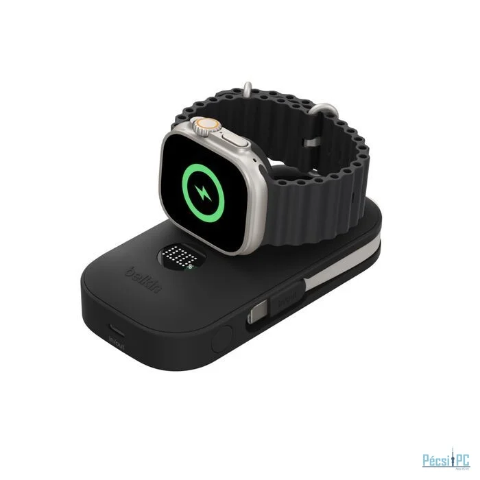 Belkin BoostCharge Pro 10000mAh PowerBank with Apple Watch Charger Black