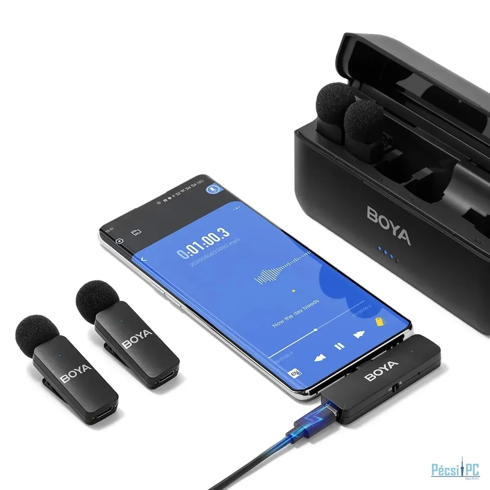 BOYA BY-V4 Wireless Microphone Black