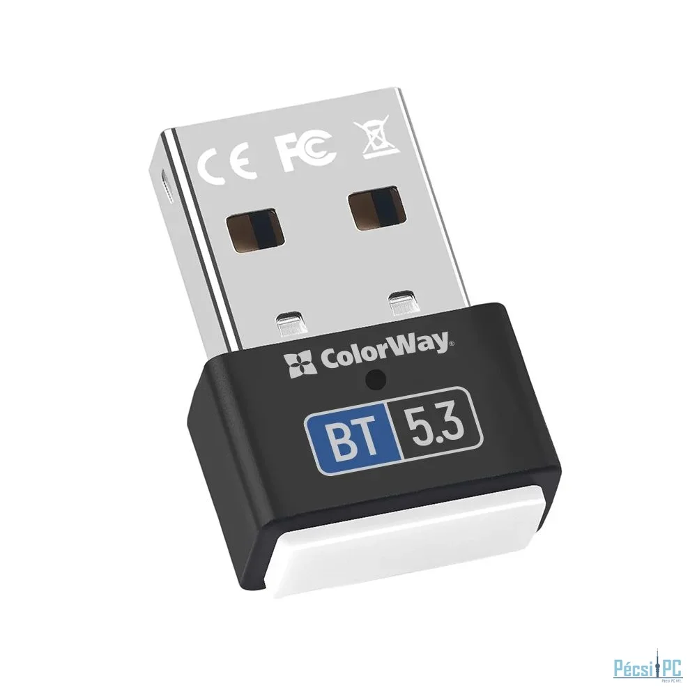 ColorWay CW-AD-BT53 Bluetooth BT 5.3 Adapter Black