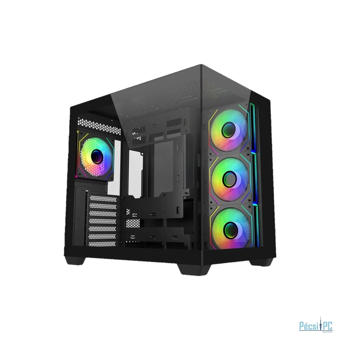 Cooler Master Elite 681 Tempered Glass Black
