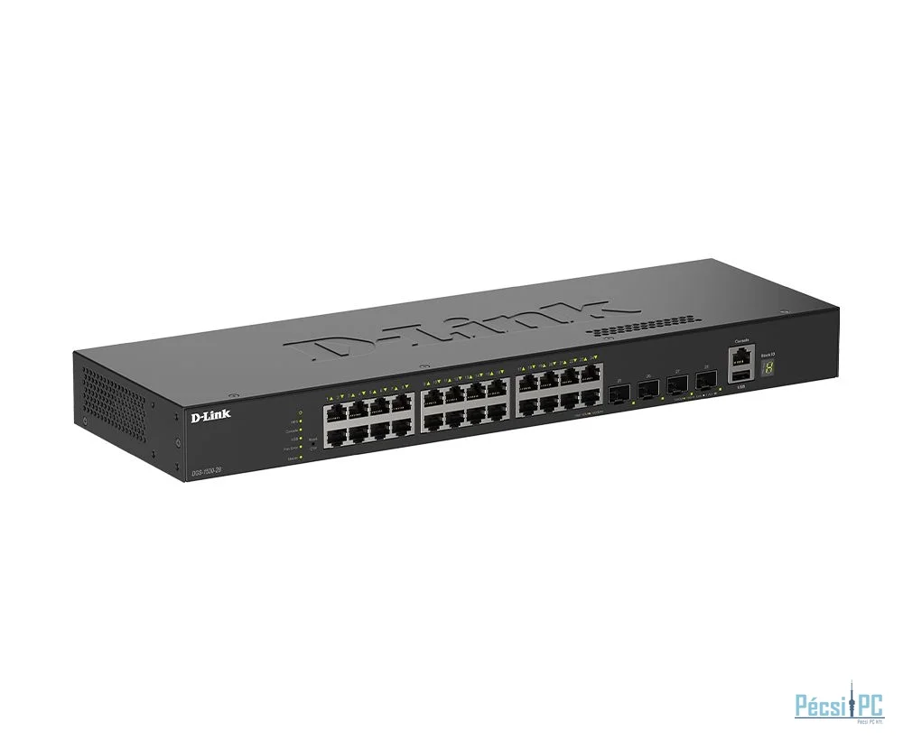 D-Link DGS-1530-28 24-Port Gigabit Stackable Smart Managed Switch