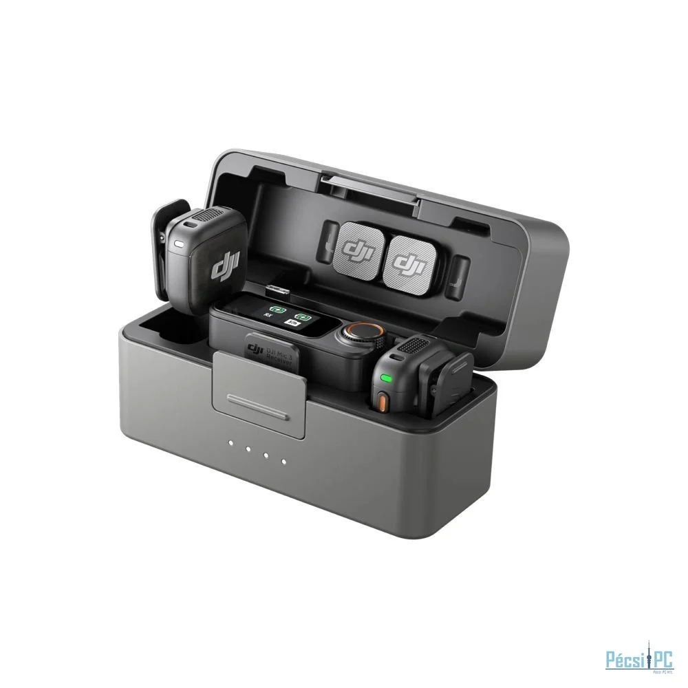 DJI Mic 3 (2 TX + 1 RX + Charging Case) Black