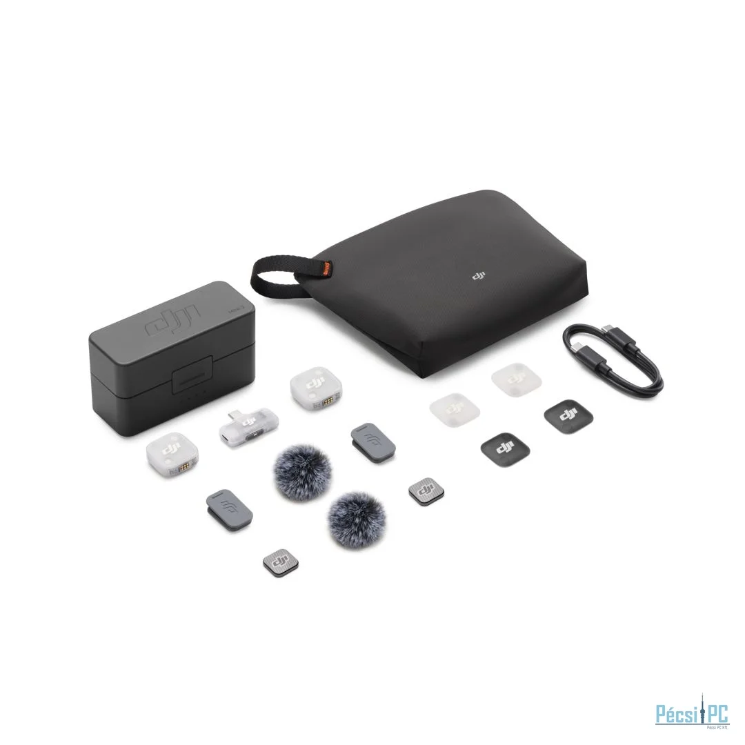 DJI Mic Mini 2 (2 TX + 1 Mobile RX + Charging Case) Black