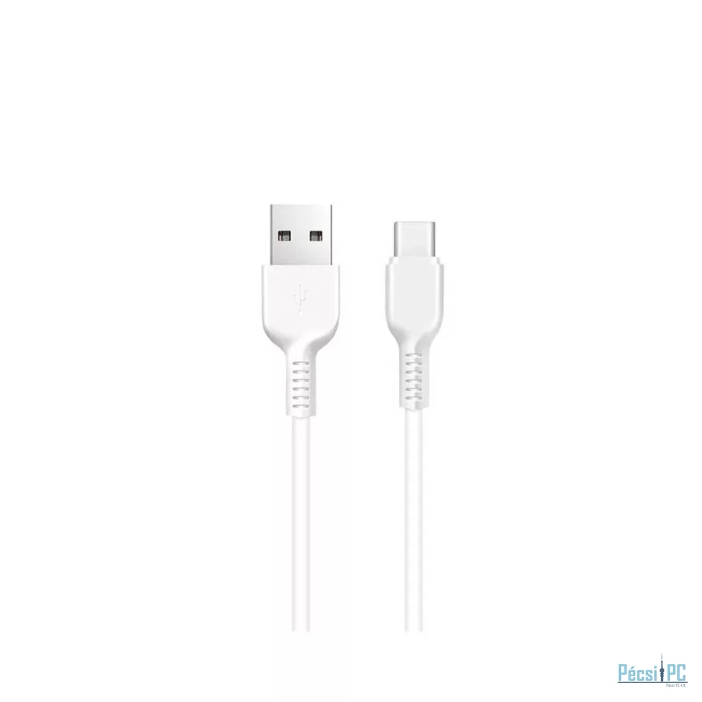 Hoco X20 charging data cable 2.4A USB-A to Type-C 3m White