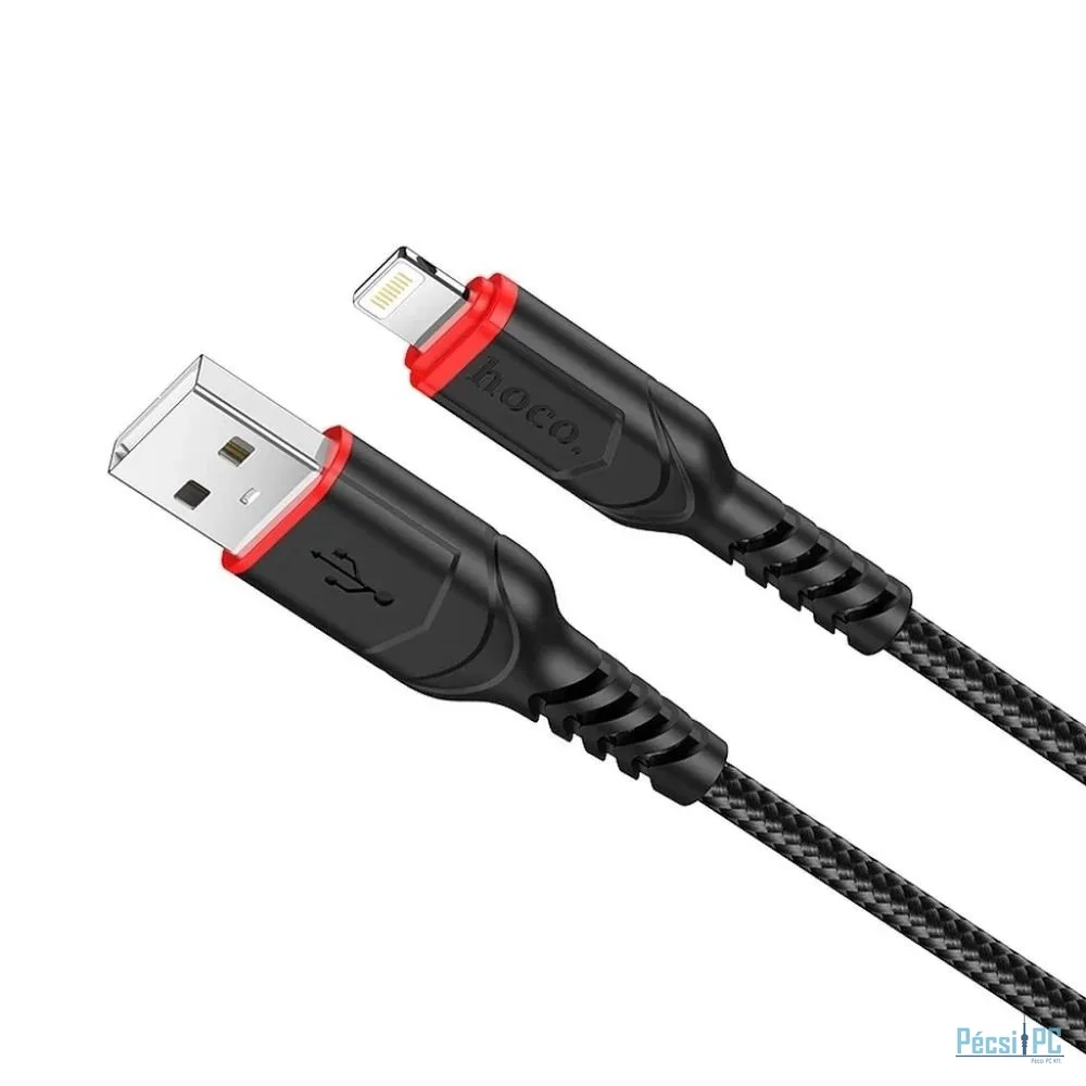 Hoco X59 Victory USB-A to Lightning charging data cable 2m Black/Red