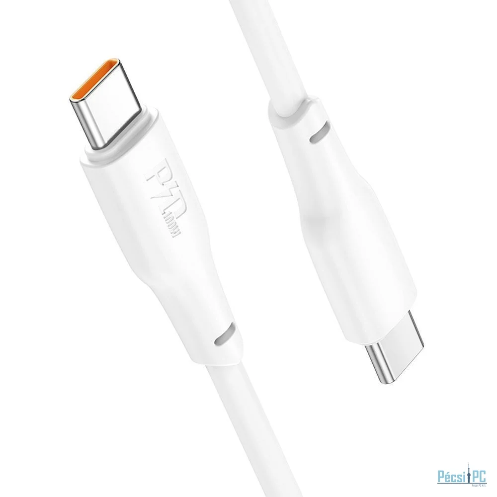 Hoco X93 100W USB-C to USB-C charging cable 1m White