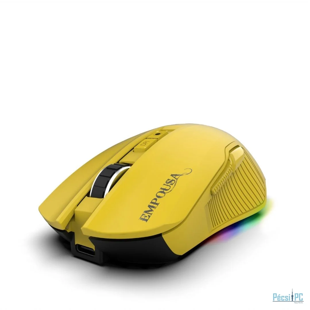 INCA IMG-328MX RGB Wireless Bluetooth Gaming Mouse Yellow