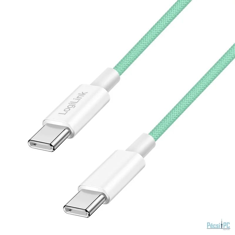 Logilink USB 2.0 Type-C C/M - C/M 60W cable 0,5m Green