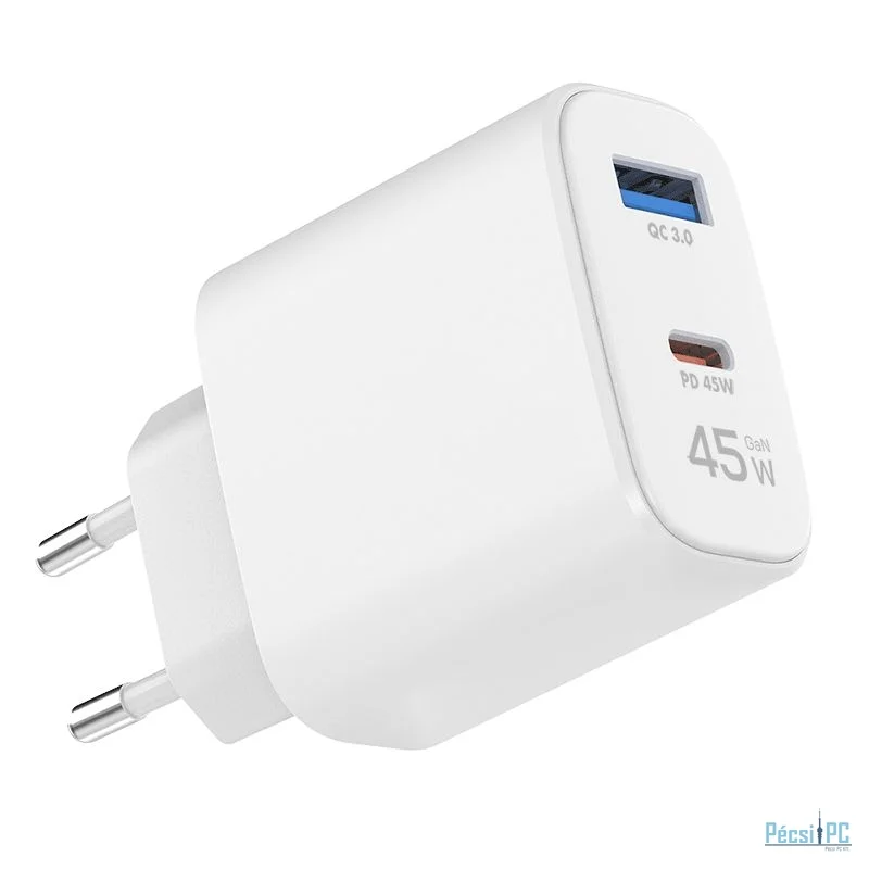 Logilink USB-A/C charger 45W White