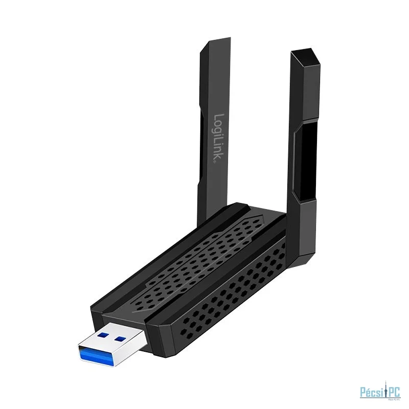 Logilink WL0250 Wi-Fi 6E 5.8 GHz USB adapter Black