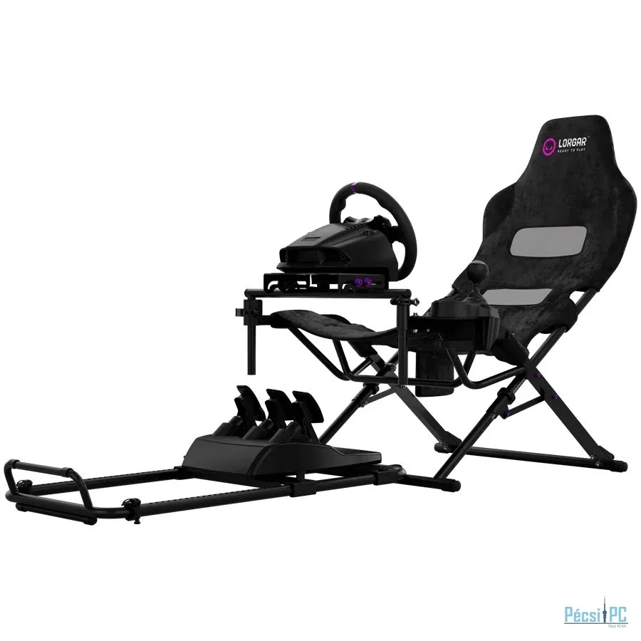 LORGAR Advanced RAF1 Racing Simulator Cockpit Black