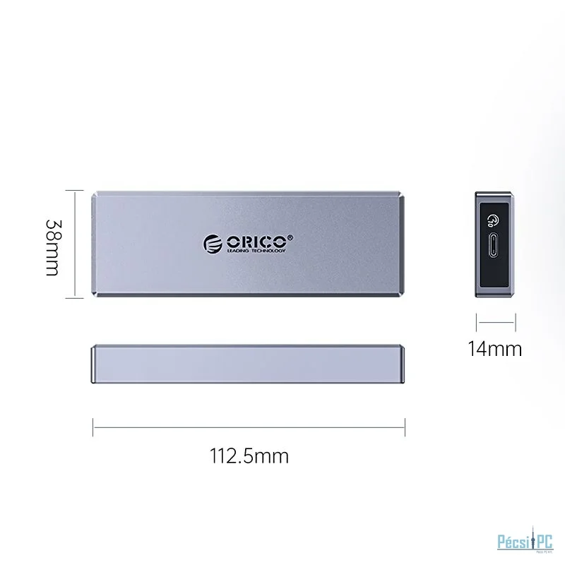 Orico CM2C3-GY M.2 SATA NGFF SSD Enclosure Space Gray