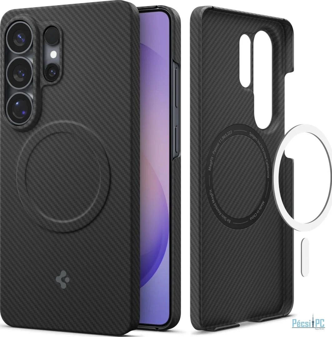 Spigen Air Skin Aramid MagSafe case for Samsung Galaxy S26 Ultra Black