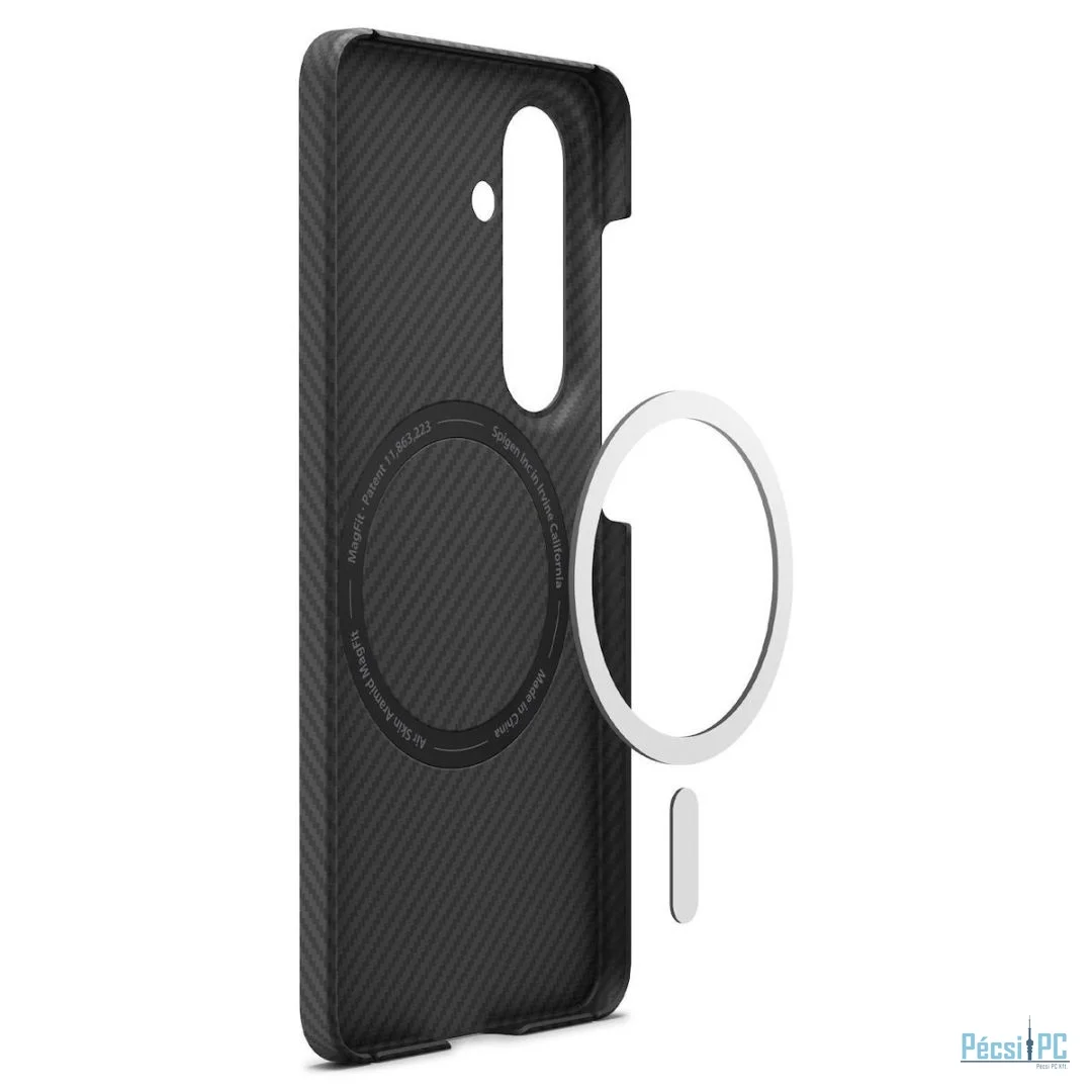 Spigen Air Skin Aramid MagSafe case for Samsung Galaxy S26+ Black
