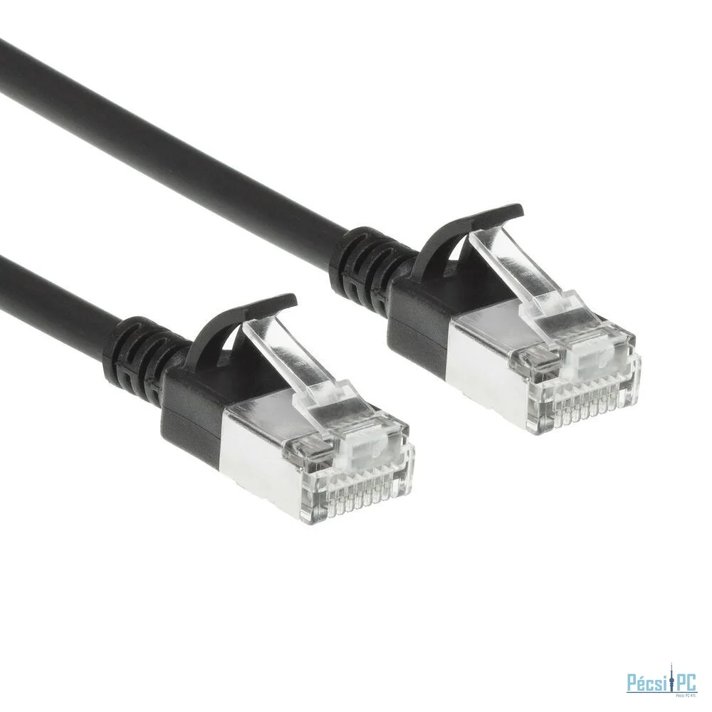 ACT CAT6A S-FTP Patch Cable 2m Black