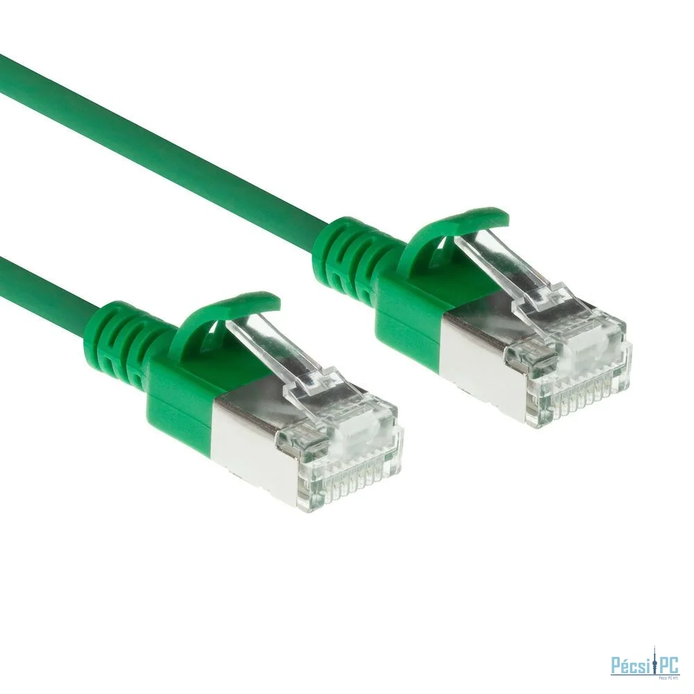 ACT CAT6A S-FTP Patch Cable 5m Green