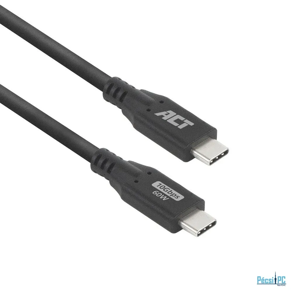 ACT USB-C to USB-C cable 0,5m Black