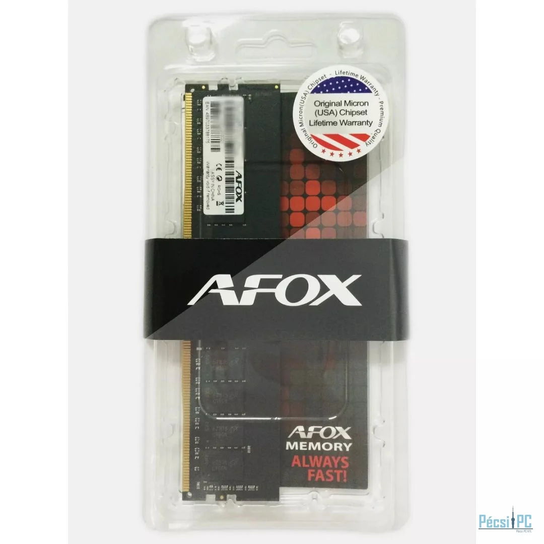 AFOX 4GB DDR4 2400MHz Black