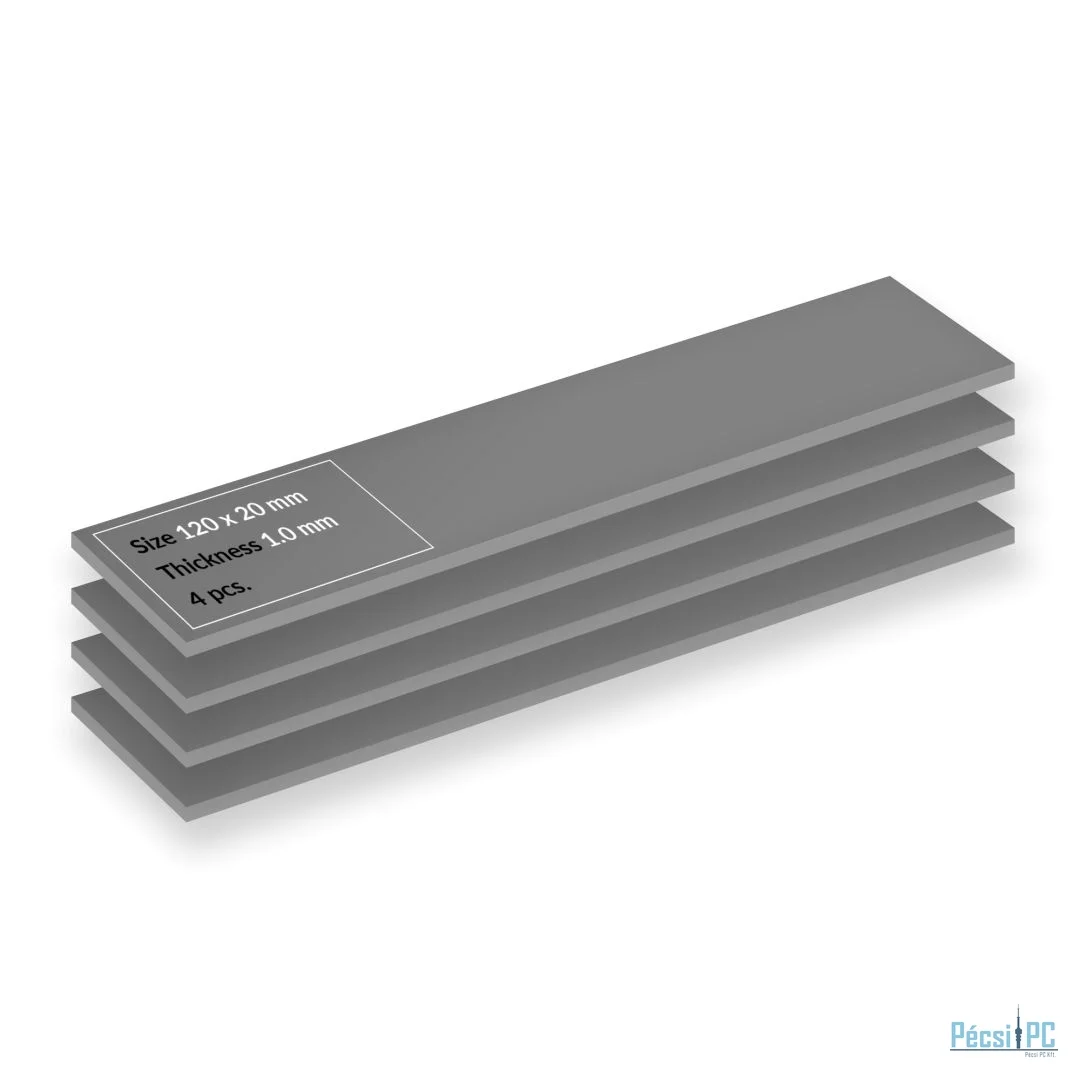 Arctic TP-4 120x20x1mm Hővezető lap (4lap/csomag)