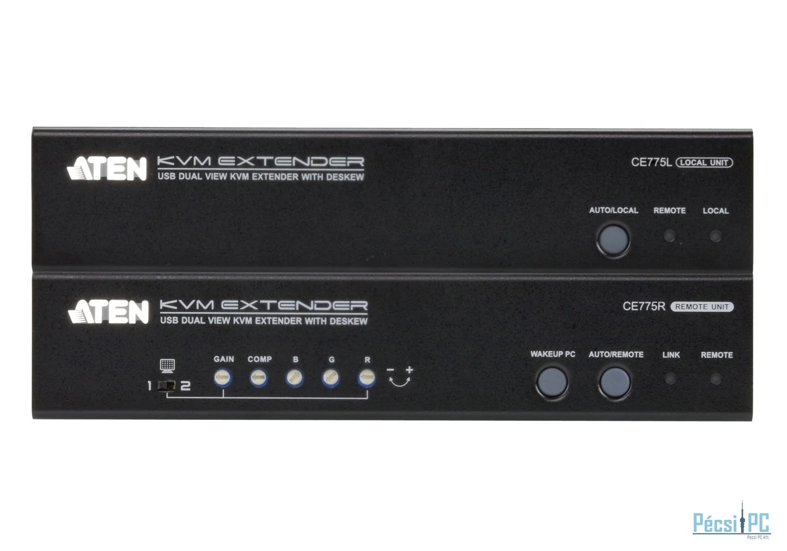 ATEN USB VGA Dual View Cat 5 KVM Extender with Deskew (1280 x 1024@300m)