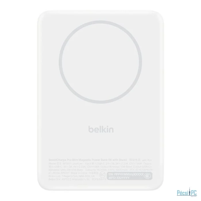 Belkin BoostCharge Slim 5000mAh PowerBank White
