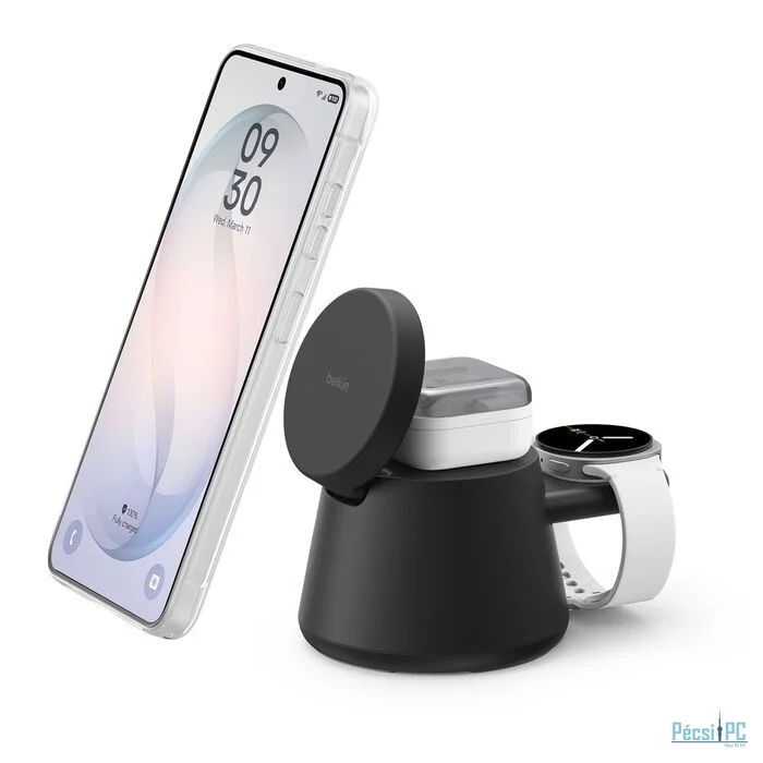 Belkin UltraCharge Modular Charging Dock with Qi2 25W Black
