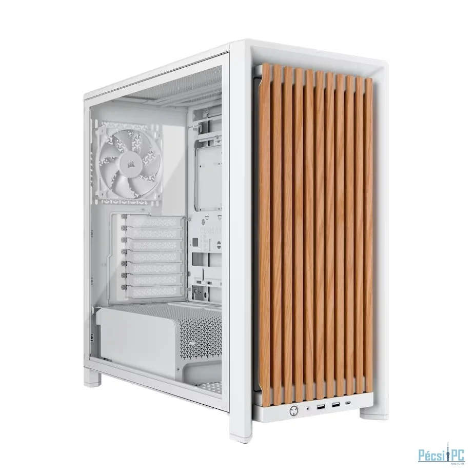Corsair 4000D RS Tempered Glass White/Oak