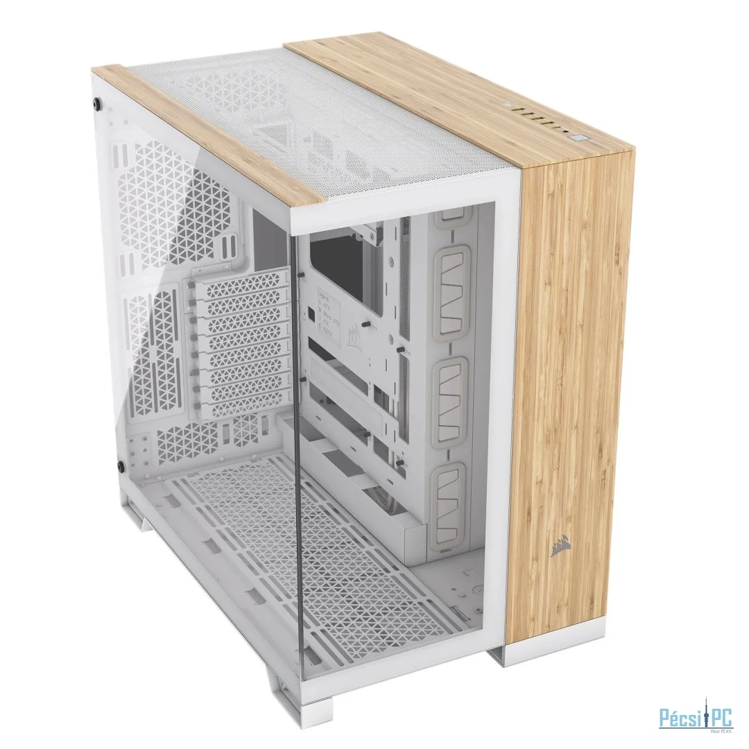 Corsair 6500X Tempered Glass White/Bamboo