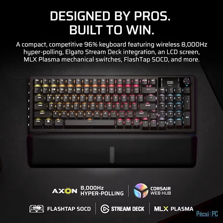 Corsair Vanguard 96 Wireless Mechanical Gaming Keyboard Black US