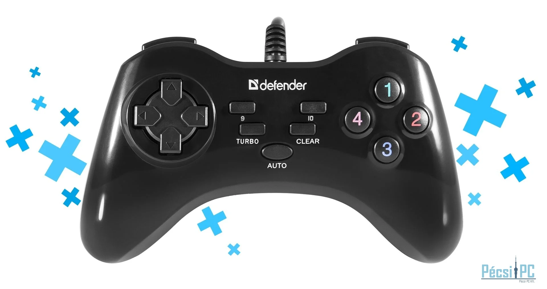 Defender Game Master G2 Wired gamepad Black PC