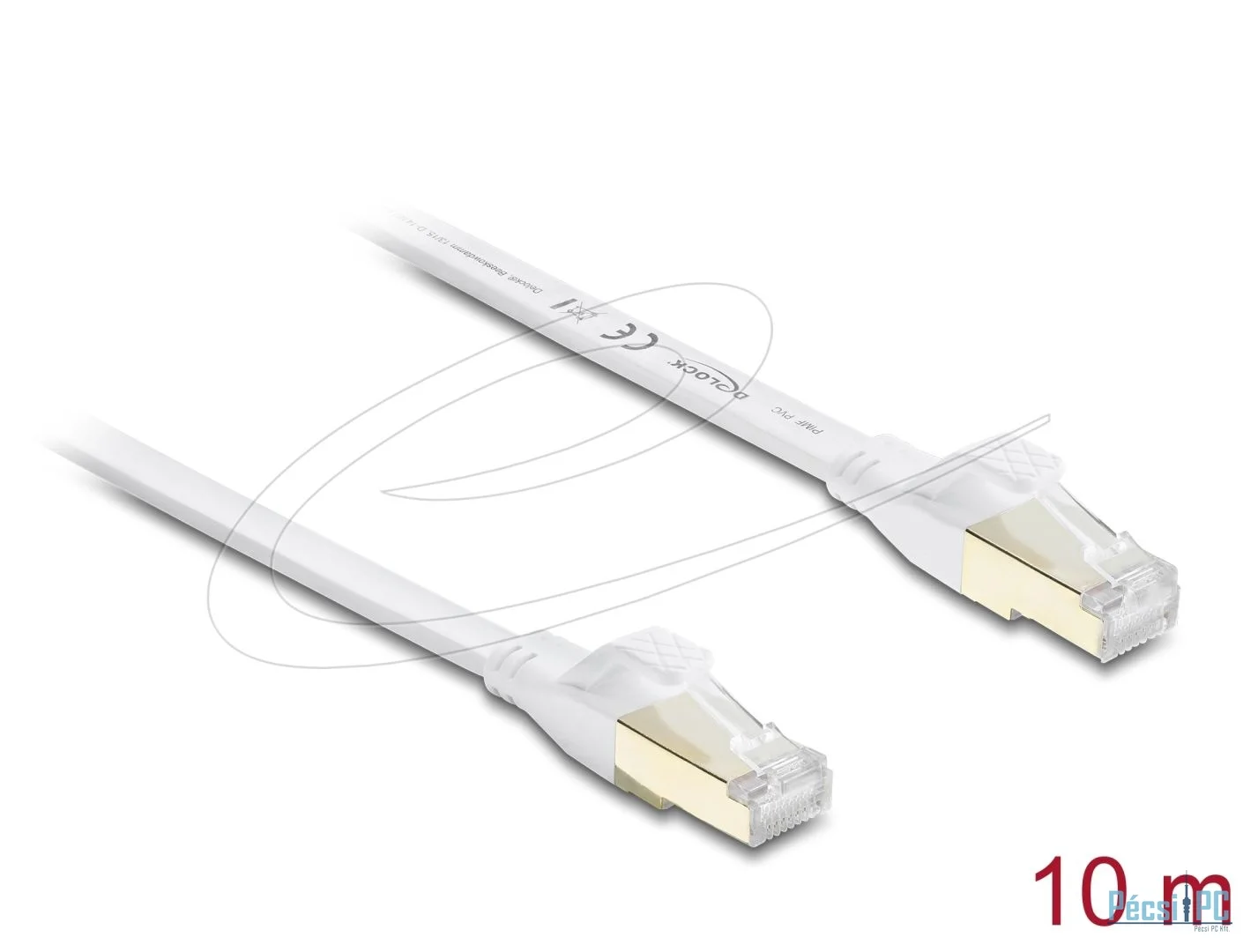 DeLock CAT8.1 U-FTP Patch Cable 10m White