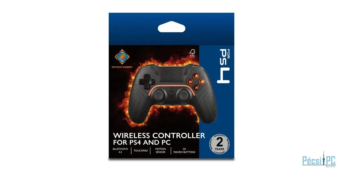 Deltaco GAM-139 Gamepad Black