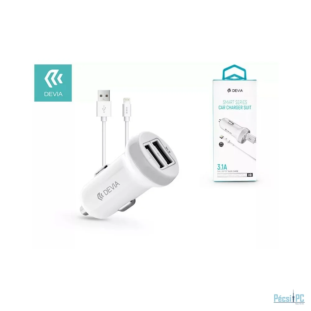 Devia Smart Series Car Chager White