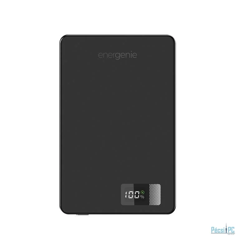 Gembird PB05-WPC15M-LCD-01 5000mAh Wireless PowerBank Black
