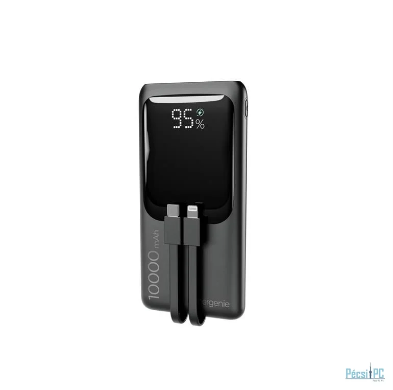 Gembird PB10-PD20-LCD-01 10000mAh PowerBank Black