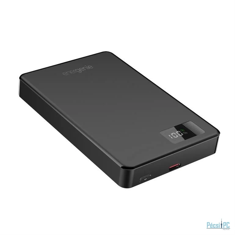 Gembird PB10-WPC15M-LCD-01 10000mAh Wireless PowerBank Black