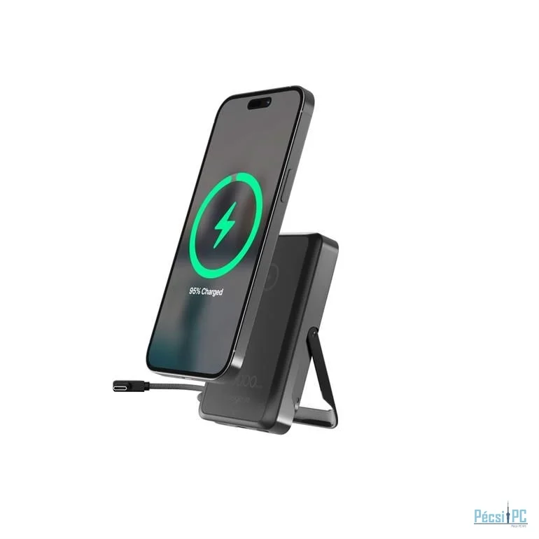 Gembird PB10-WPC15MS-01 10000mAh Wireless PowerBank Black