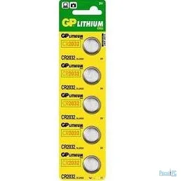 GP CR2032 Lítium Gombelem 5db/csomag