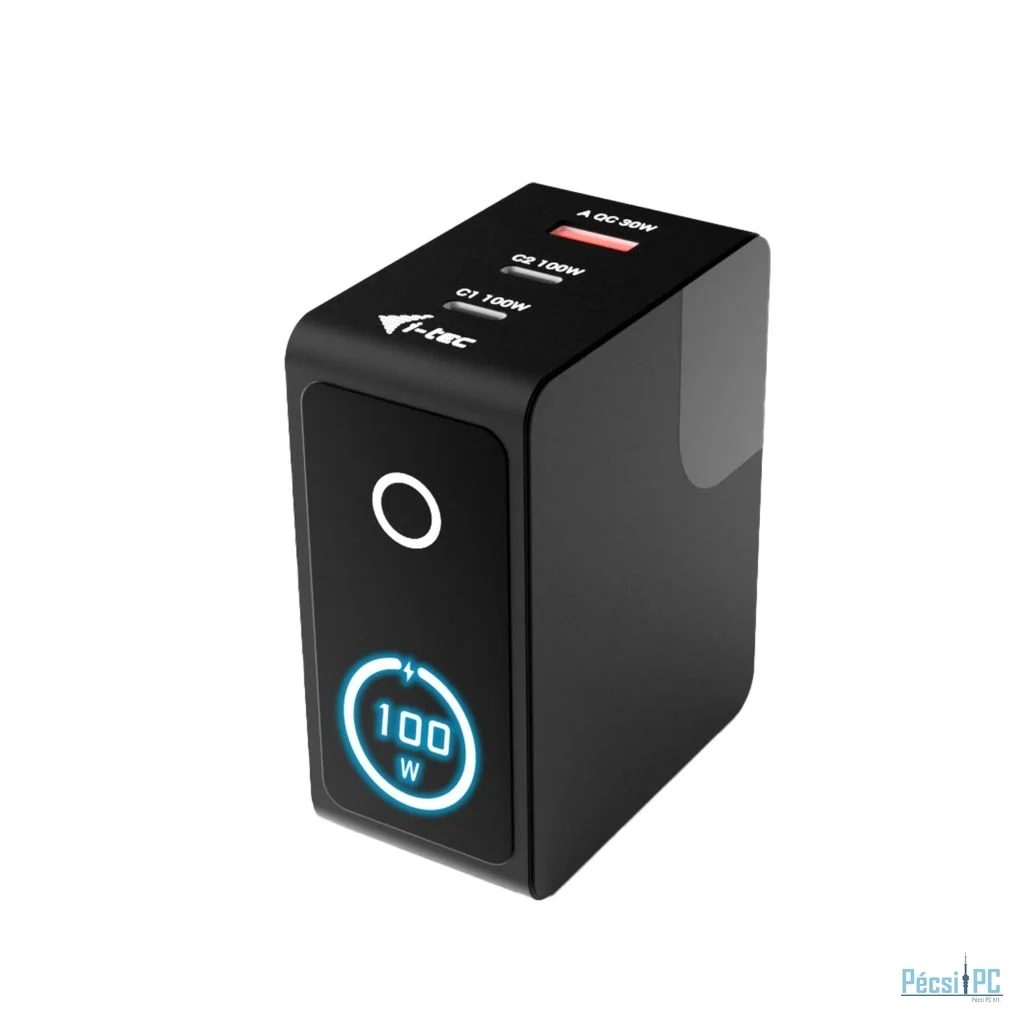 I-TEC 100W Intelligent Multiport USB Charger Black