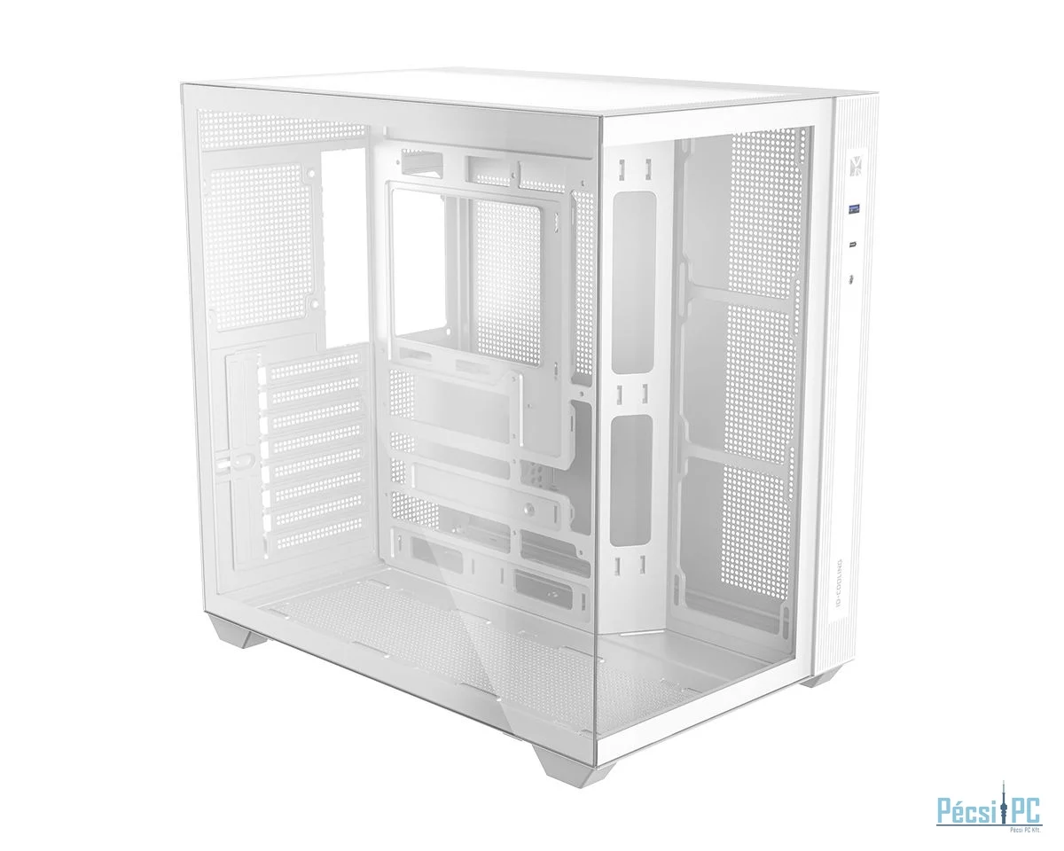 ID-COOLING VIEW 510 WH Tempered Glass White