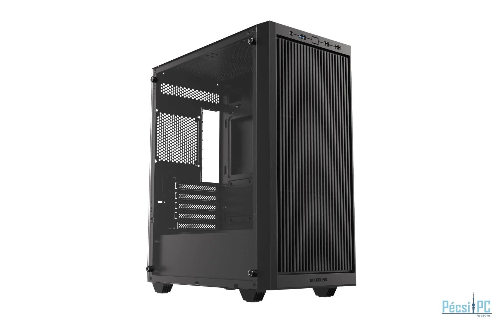 ID-COOLING WARE 300 Tempered Glass Black