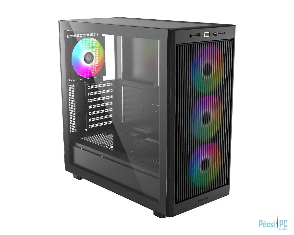 ID-COOLING WARE 510 ARGB Tempered Glass Black