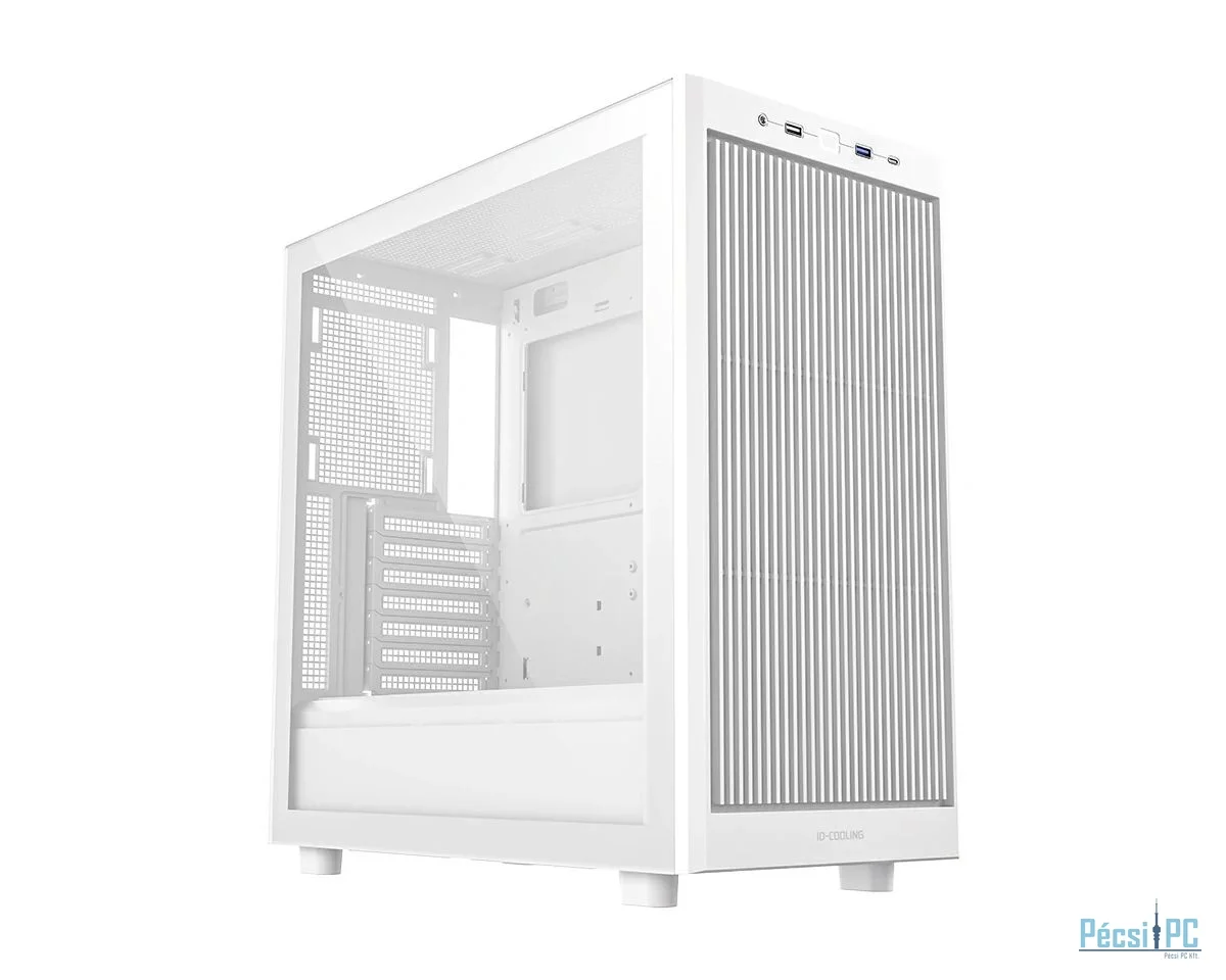 ID-COOLING WARE 510 WH Tempered Glass White