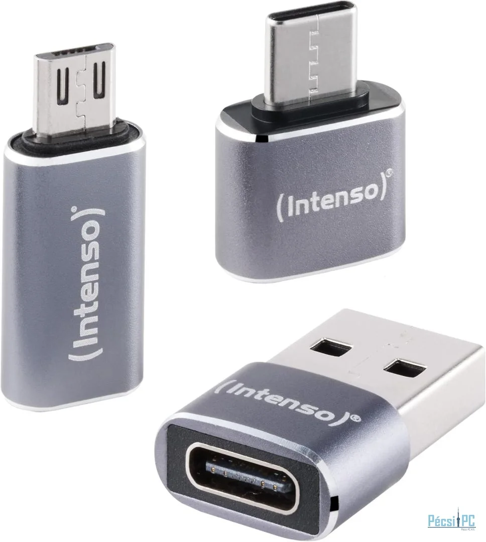 Intenso MIX480 USB Adapter Gray(3-pack)