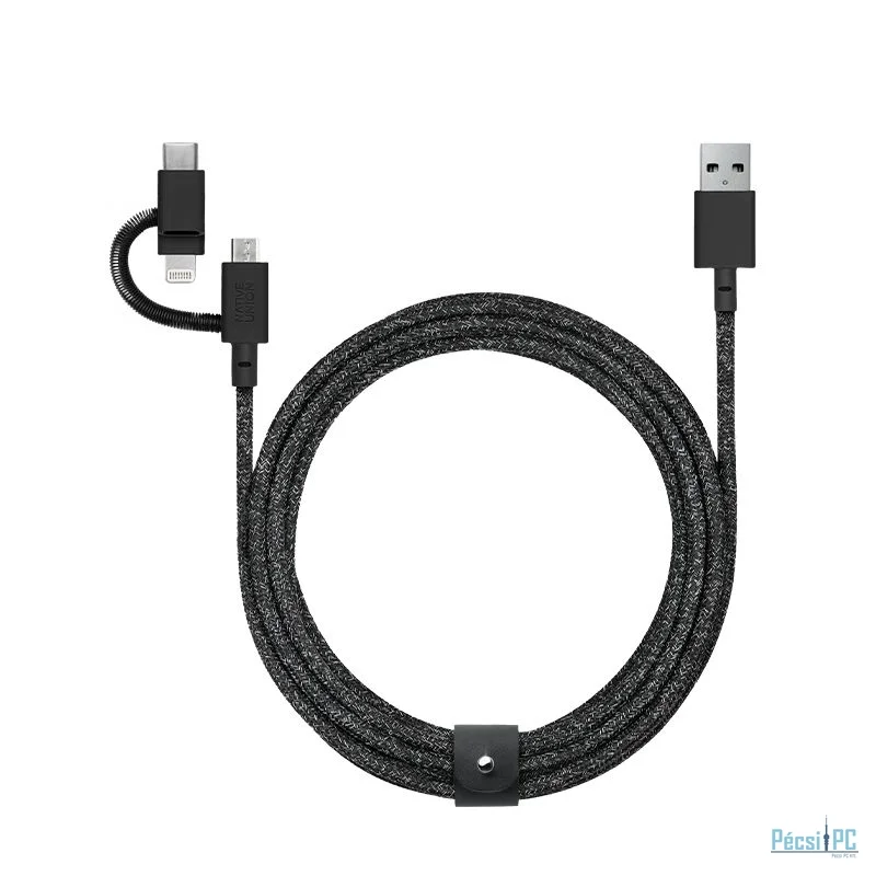 Native Union Belt Cable Universal (USB-A - USB-C, Micro USB, Lightning) 2m Cosmos