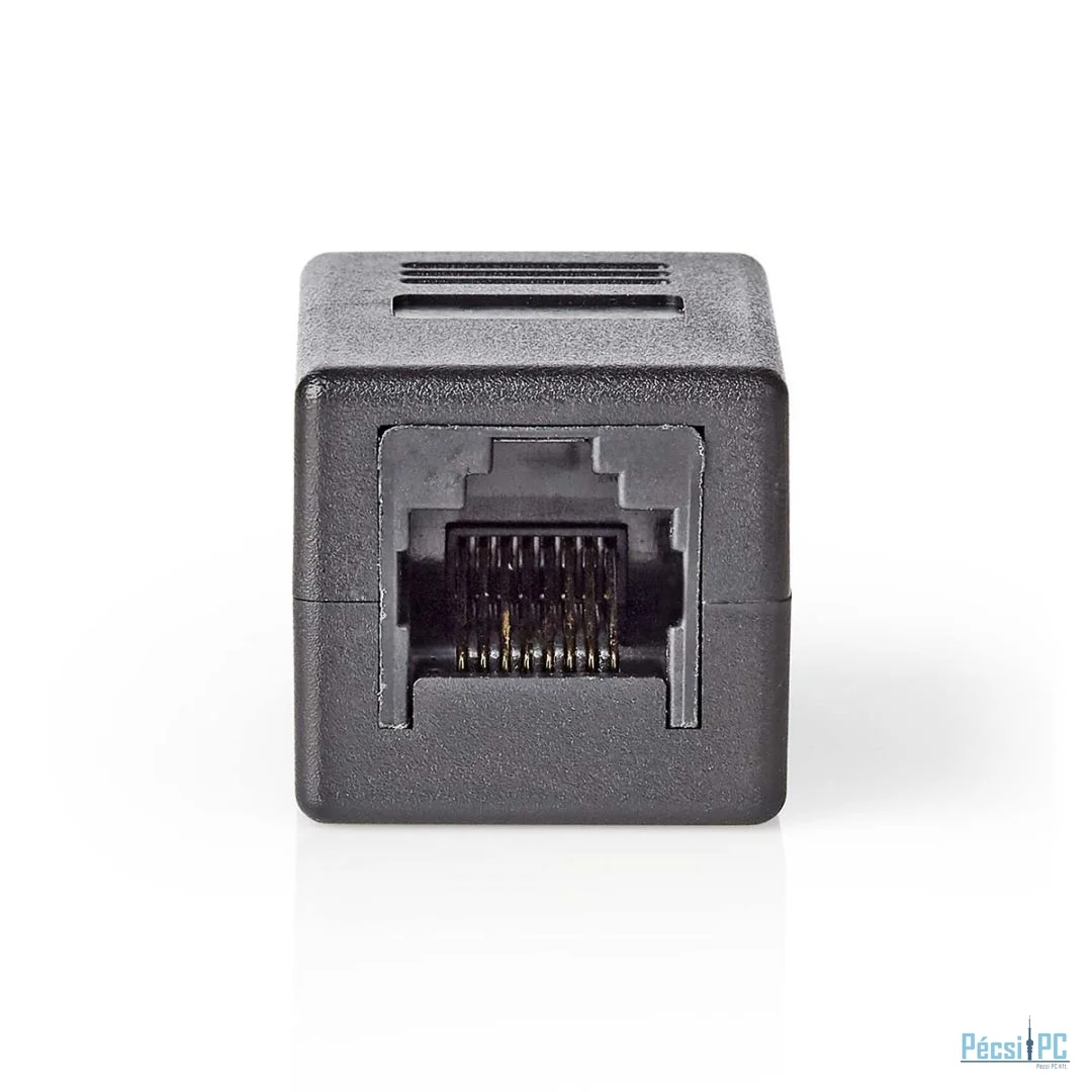 Nedis CAT5e / CAT6 Female Network Coupler Black