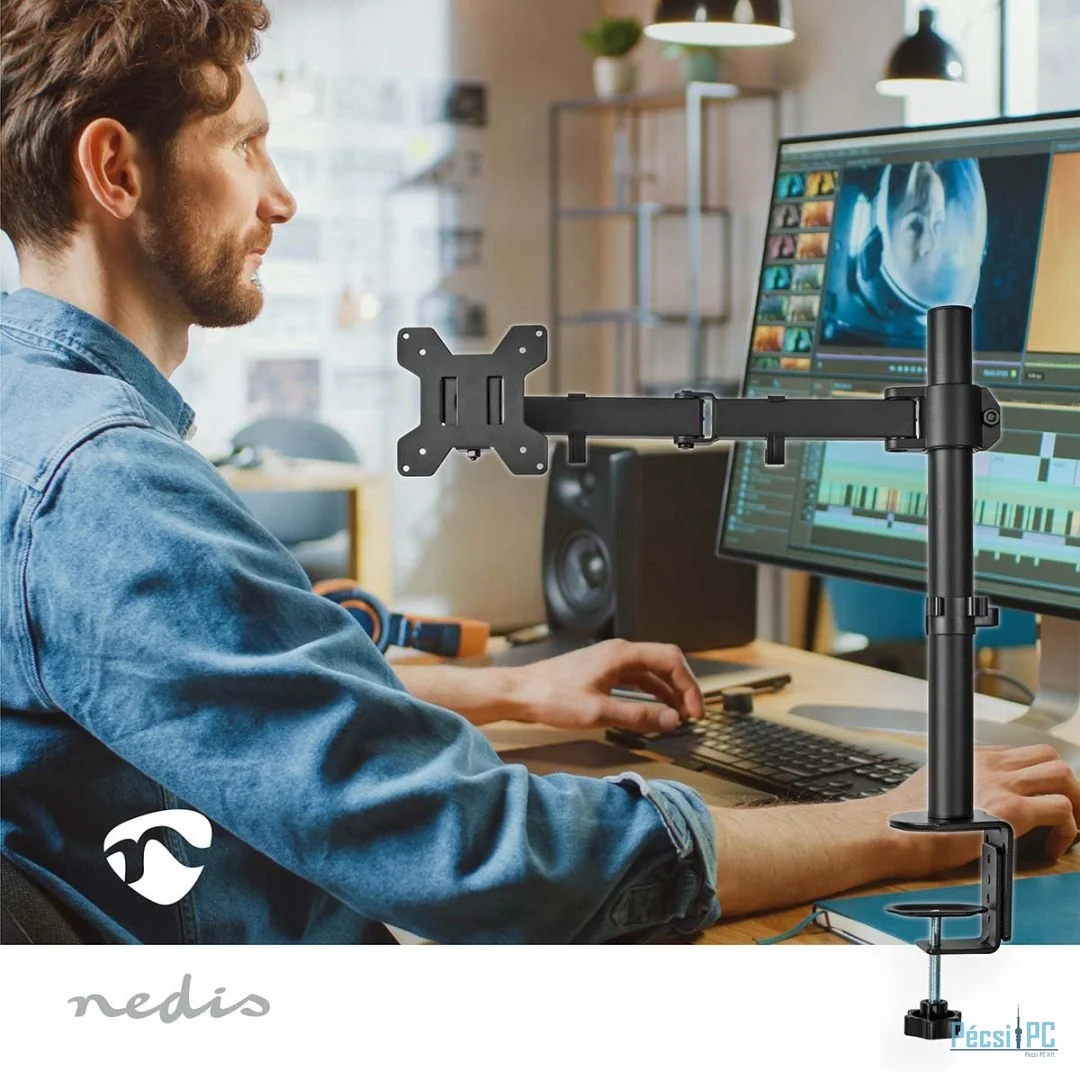 Nedis MMSIS110BK Desk Monitor Mount 15-32
