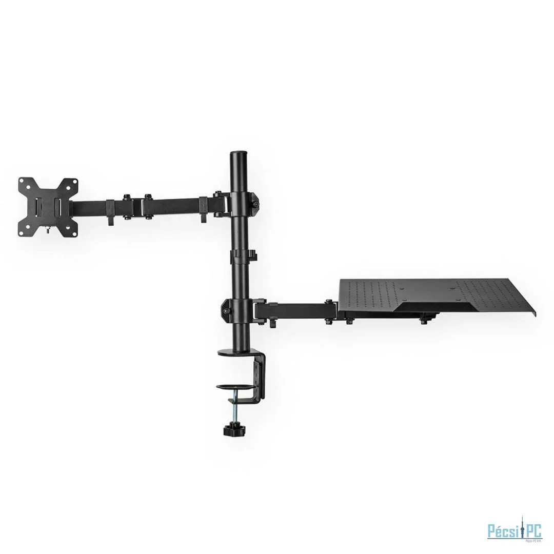 Nedis MMSISNB110BK Desk Monitor Mount 15-32
