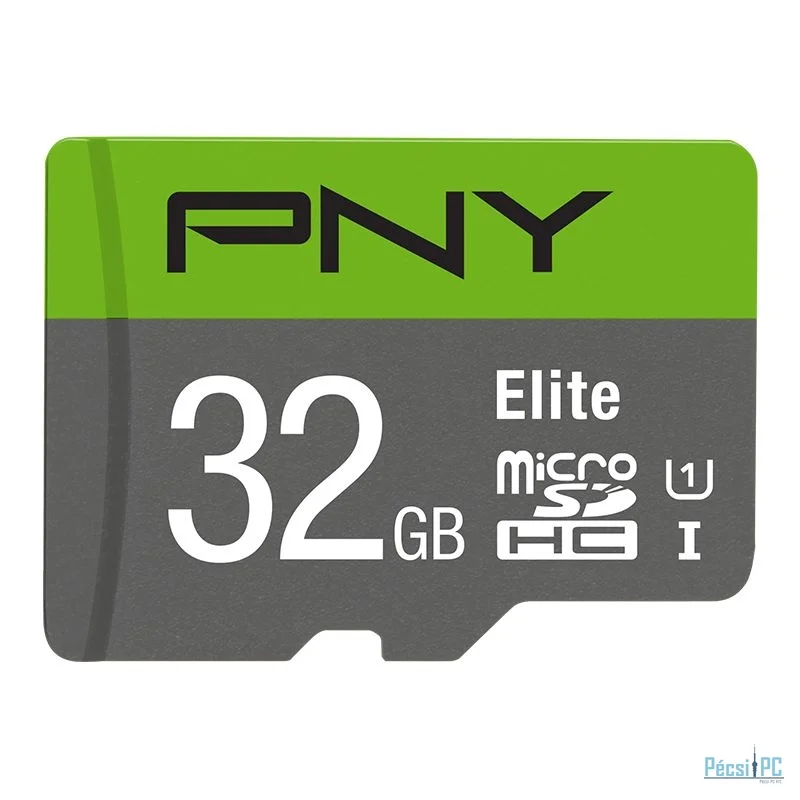 PNY 32GB microSDXC Elite Class 10 UHS-I + adapterrel