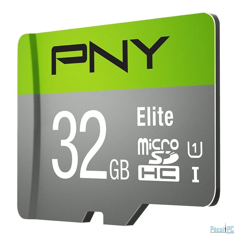 PNY 32GB microSDXC Elite Class 10 UHS-I + adapterrel